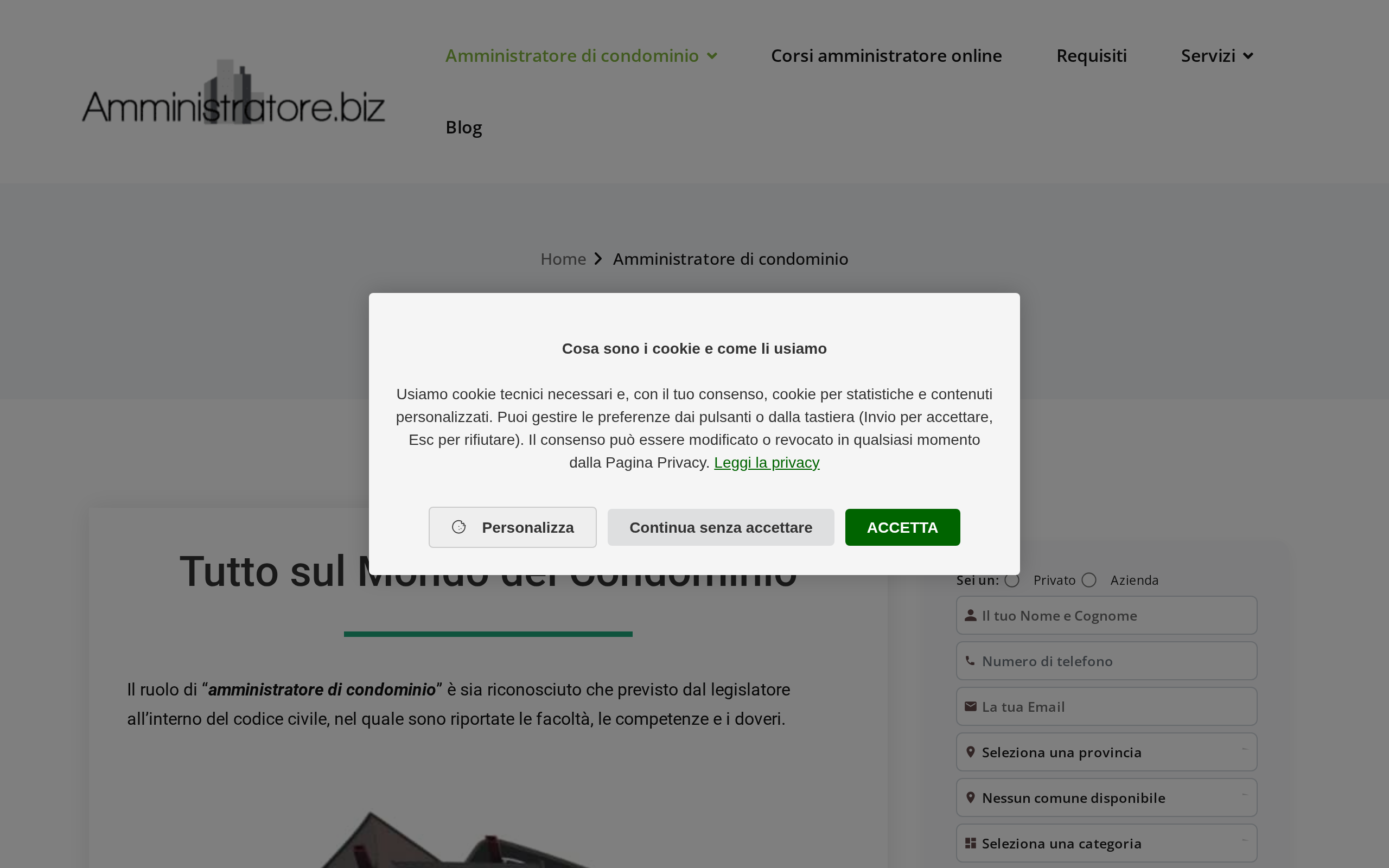 Anteprima del sito di amministratore.biz