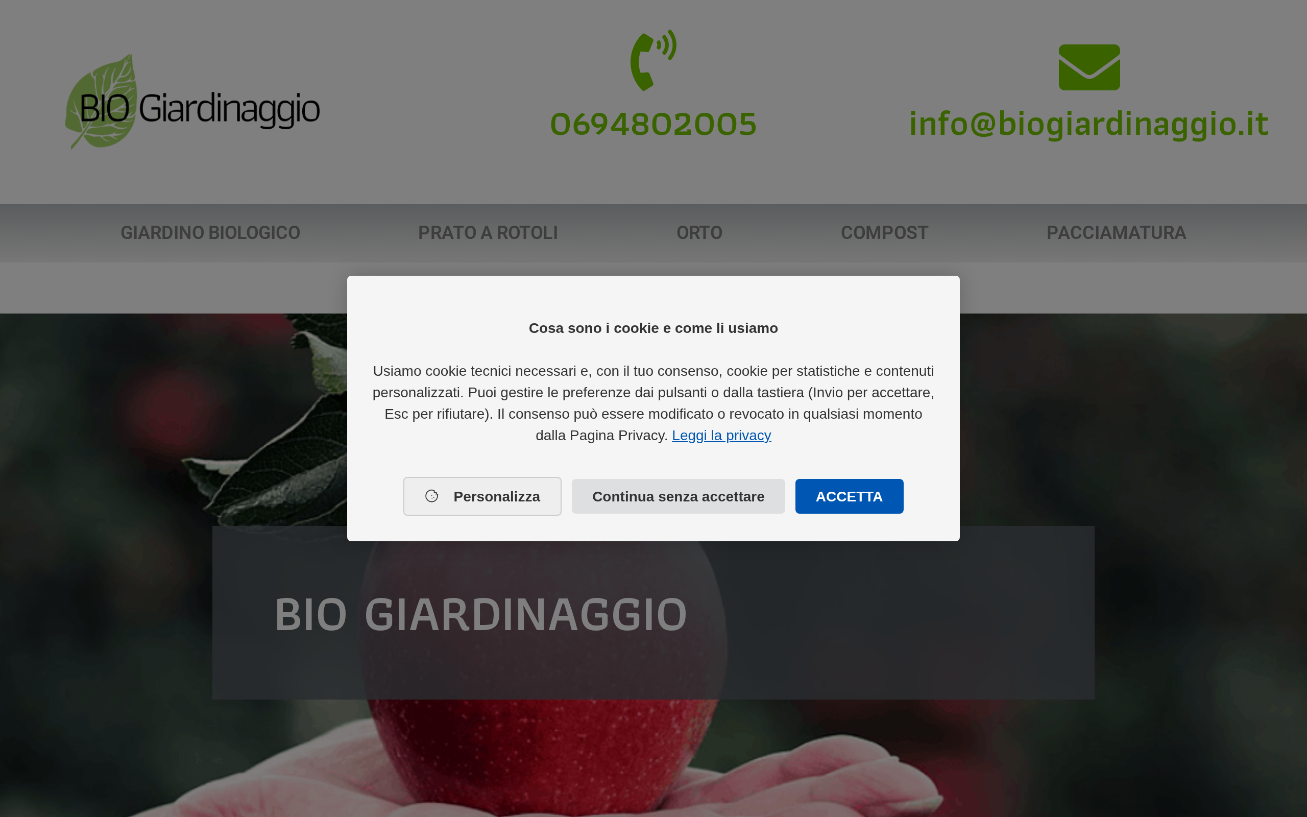 Anteprima del sito di biogiardinaggio.it