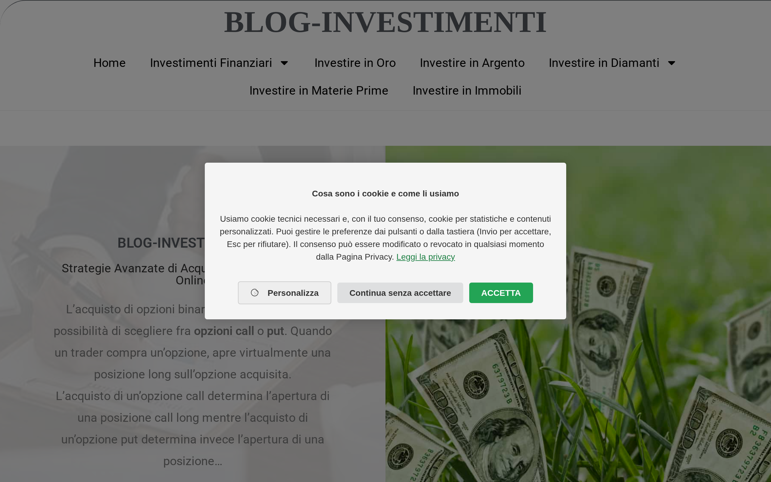 Anteprima del sito di blog-investimenti.it